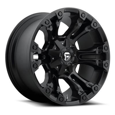Fuel Off-Road, Vapor D560, 17x9 Wheel with 5 on 4.5 and 5 on 5 Bolt Pattern - Matte Black - D56017902645